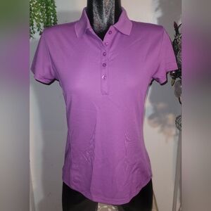 Callaway Lilac Polo Short Sleeve Shirt Size S